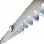 Cremallera Centurion metal para portón automático corredera deslizante 1 metro - Imagen 2